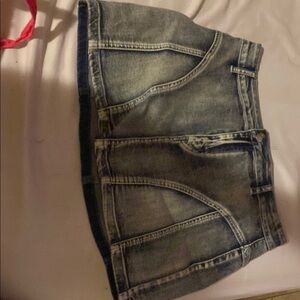 Denim Mini Skirt